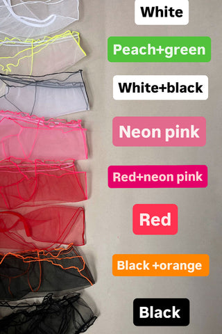 Палітра кольорової сіточки бренду NANIKA англійською мовою.